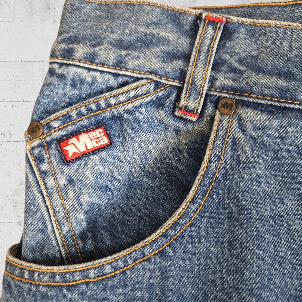 90s Vintage Mecca Medium Wash Regular Fit Bootcut Jeans Size 40 x 32